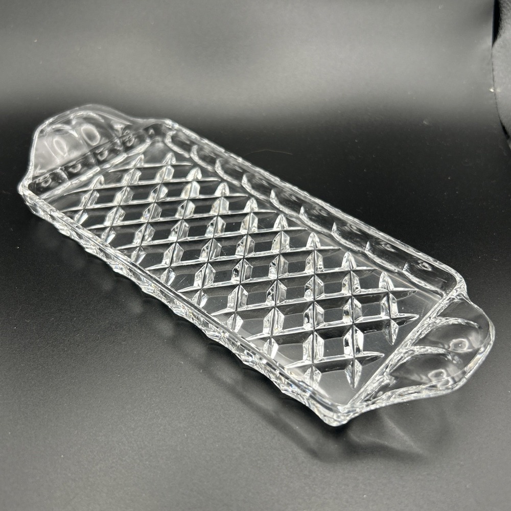 Vintage Tray for Mini Shakers  American Clear Butter Dish Base Replacement